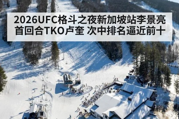 2026UFC格斗之夜新加坡站李景亮首回合TKO卢奎 次中排名逼近前十
